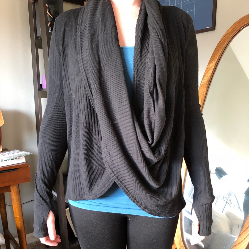 Wrap sweater